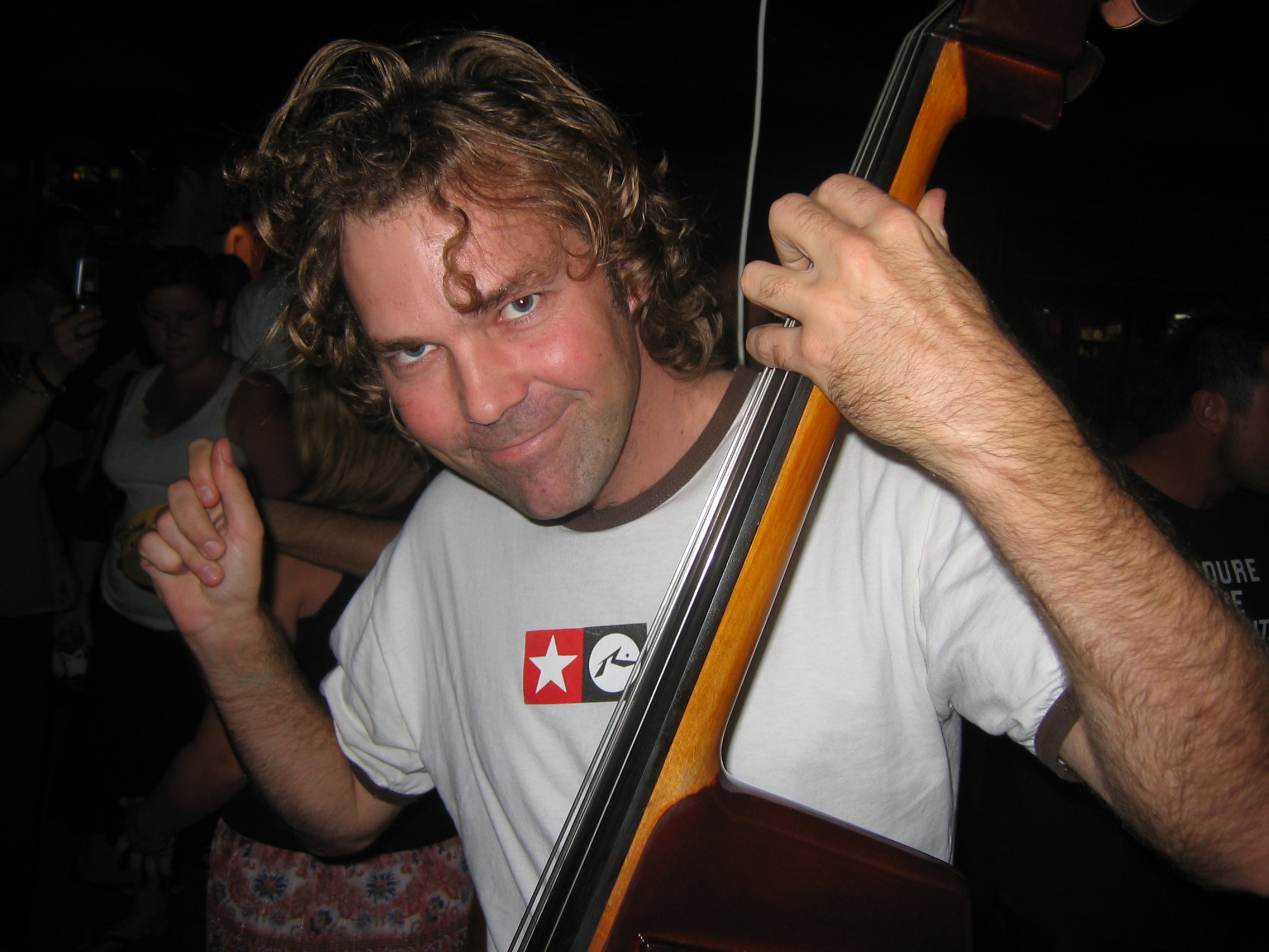 Hans with The Cat Empire